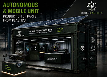 Autonomous, Mobile Production Unit Based on Thermoforming Technology for the Defence Sector
