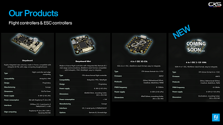Electronic Speed Controllers (ESC) & Flight controllers