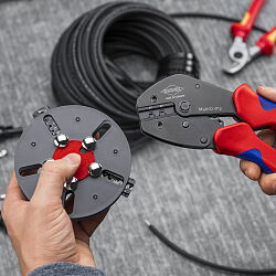 Crimping of electrical wires 