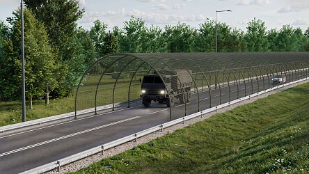 Arched Anti-Drone Protection System FINAL DEFENCE